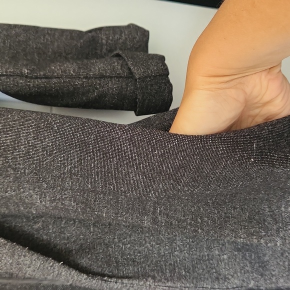 Knee Length Le Chateau Blazer in Heathered Black Sz M - Picture 4 of 7